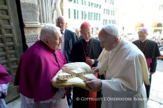 14-Visita pastoral a Génova: Encuentro con sacerdotes y religiosos