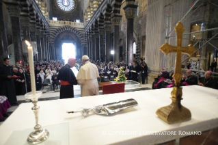 15-Visita pastoral a Génova: Encuentro con sacerdotes y religiosos