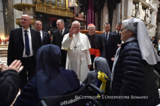 3-Pastoral Visit: Meeting with priests and consecrated persons 