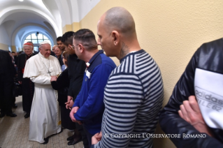 3-Visita Pastoral: Encontro com os detentos no Presídio de San Vittore