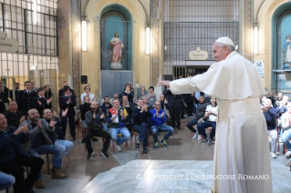 5-Pastoralbesuch: Begegnung mit den Häftlingen des San-Vittore-Gefängnisses
