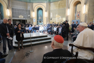 8-Visita pastoral: Encuentro con los presos de la cárcel de San Vittore