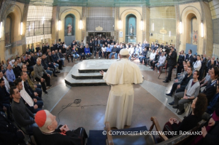 9-Visita Pastoral: Encontro com os detentos no Presídio de San Vittore