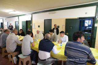 6-Pastoralbesuch: Begegnung mit den Häftlingen des San-Vittore-Gefängnisses