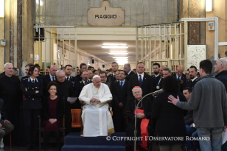 11-Visita Pastoral: Encontro com os detentos no Presídio de San Vittore