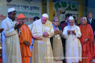 10-Apostolic Journey to Bangladesh: Interreligious and Ecumenical Meeting for peace