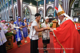 24-Viaje apostólico a Myanmar: Santa Misa con los jóvenes