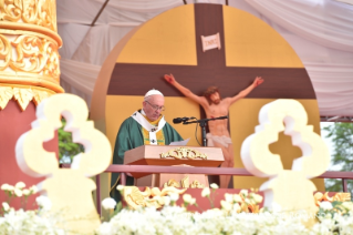 3-Voyage apostolique au Myanmar : Messe