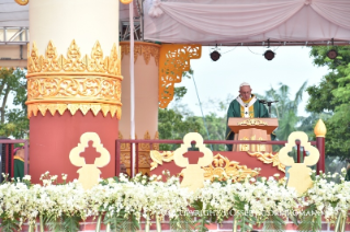 5-Voyage apostolique au Myanmar : Messe