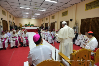 7-Apostolic Journey to Myanmar: Meeting with the Bishops of Myanmar