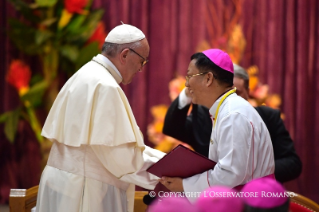 15-Apostolic Journey to Myanmar: Meeting with the Bishops of Myanmar