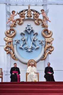 1-Voyage apostolique au P&#xe9;rou : Celebration mariale en l'honneur de la Vierge de la Porte