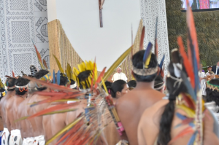 1-Apostolic Journey to Peru: Meeting with indigenous people of the Amazon Region