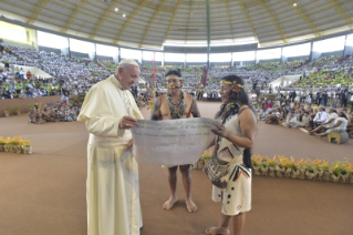 10-Apostolic Journey to Peru: Meeting with indigenous people of the Amazon Region