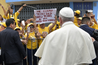 2-Apostolische Reise nach Peru: Begegnung mit den Priestern, Ordensleuten und Seminaristen der Kirchenprovinzen Nord-Perus 