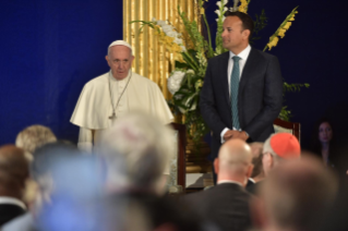 6-Apostolic Visit to Ireland: Meeting with Authorities, Civil Society and Diplomatic Corps 