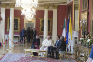 13-Apostolic Visit to Ireland: Meeting with Authorities, Civil Society and Diplomatic Corps 