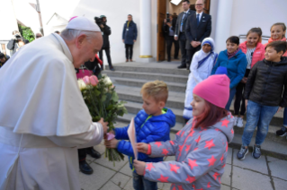 6-Apostolische Reise nach Estland: Begegnung mit Menschen, die in karitativen Einrichtungen der Kirche betreut werden 