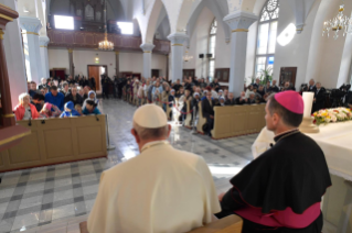 5-Viaggio Apostolico in Estonia: Incontro con gli assistiti delle Opere di carit&#xe0; della Chiesa  