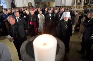 5-Voyage apostolique en Lettonie : Prière œcuménique