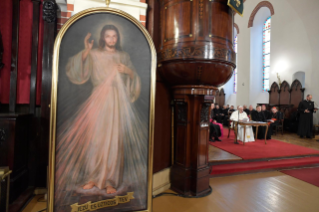 3-Voyage apostolique en Lettonie : Visite à la cathédrale catholique Saint-Jacques