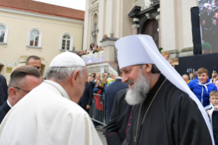 1-Viaje apostólico a Lituania: Visita al Santuario Mater Misericordiae