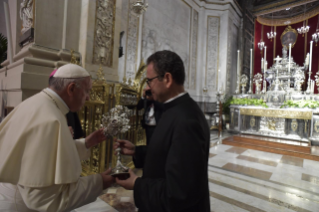 2-Visite pastorale au diocèse de Palerme : Rencontre avec le clergé, les religieux et les séminaristes 