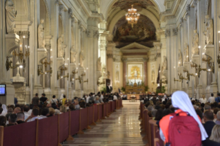 14-Pastoralbesuch in der Diözese Palermo: Begegnung mit dem Klerus, Ordensleuten und Seminaristen