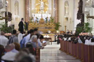 21-Pastoralbesuch in der Diözese Palermo: Begegnung mit dem Klerus, Ordensleuten und Seminaristen