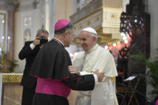 15-Visita pastoral a la diócesis de Palermo: Encuentro con el clero, los religiosos y los seminaristas