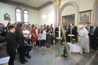 0-Apostolische Reise nach Bulgarien: Begegnung mit der katholischen Gemeinschaft