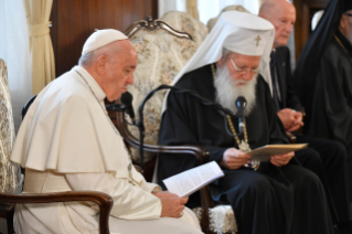 6-Viaje apostólico a Bulgaria: Visita al Patriarca y al Santo Sínodo