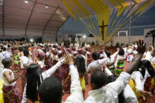11-Apostolische Reise nach Madagaskar: Gebetsvigil mit den Jugendlichen 
