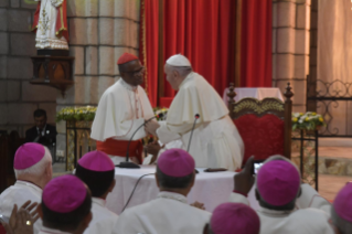 0-Apostolic Journey to Madagascar: Meeting with Bishops of Madagascar 