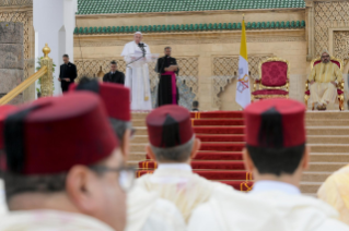 6-Voyage apostolique au Maroc : Rencontre avec le peuple marocain, les autorités, la société civile et le corps diplomatique
