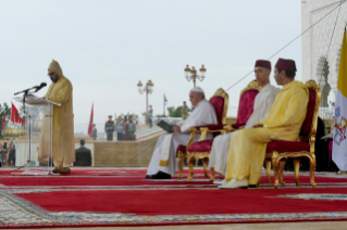 10-Voyage apostolique au Maroc : Rencontre avec le peuple marocain, les autorités, la société civile et le corps diplomatique