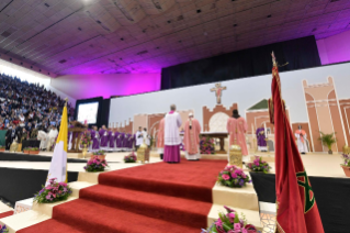 1-Apostolische Reise nach Marokko: Heilige Messe 