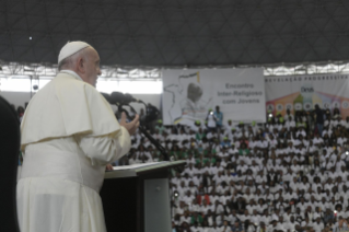 2-Apostolische Reise nach Mosambik: Interreligiöse Begegnung mit den Jugendlichen