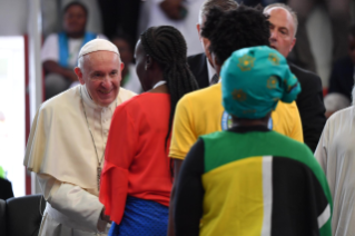 9-Apostolic Journey to Mozambique: Interreligious Meeting with the Young  