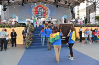 1-Apostolic Journey to Panama: Welcome ceremony and opening of WYD at Campo Santa Maria la Antigua &#x2013; Cinta Costera