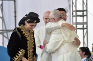 4-Apostolic Journey to Panama: Welcome ceremony and opening of WYD at Campo Santa Maria la Antigua – Cinta Costera