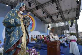 10-Apostolic Journey to Panama: Welcome ceremony and opening of WYD at Campo Santa Maria la Antigua &#x2013; Cinta Costera