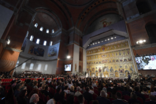 3-Apostolic Journey to Romania: The Lord's prayer in the new Orthodox Cathedral