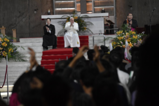 13-Voyage apostolique au Japon : Rencontre avec les jeunes