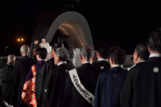 11-Apostolische Reise nach Japan: Botschaft zum Friedenstreffen