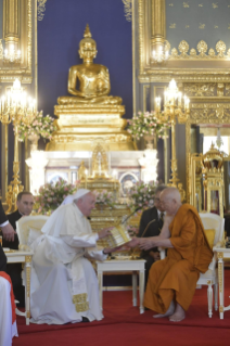 7-Apostolische Reise nach Thailand: Besuch beim Obersten Patriarchen der Buddhisten 