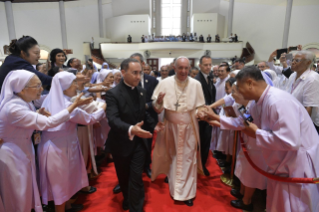 11-Apostolic Journey to Thailand: Meeting with Priests, Religious, Seminarians and Catechists