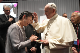 5-Apostolic Journey to Japan: Meeting with the victims of Triple Disaster