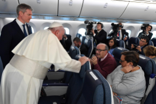 11-Apostolische Reise nach Japan: Pressekonferenz mit dem Heiligen Vater auf dem Rückflug nach Rom