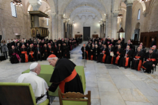 12-Visite à Bari : Rencontre avec les évêques de la Méditerranée